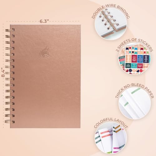 Clever Fox Budget Planner & Monthly Bill Organizer, Medium Rose Gold - Image 2