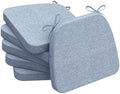 AAAAAcessories Chair Cushions for Dining Chairs, 17 x 16 x 2 in, Set of 6 by AAAAAcessories