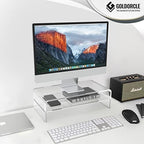 Acrylic Monitor Stand Riser Clear Computer Monitor Stand (Big) - Image 7