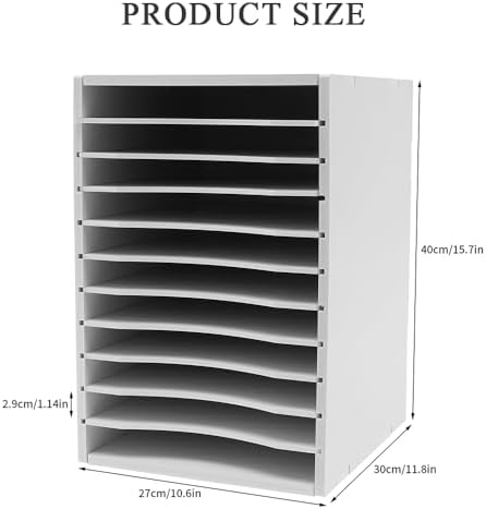 Mail Organizer 11 Slots, Literature Organizer for Classroom, Office, Home - Image 5