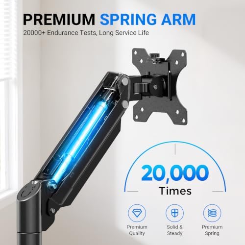 GRIFEMA Gas Spring Monitor Mount for 13-32", Single Monitor Arm - Image 5
