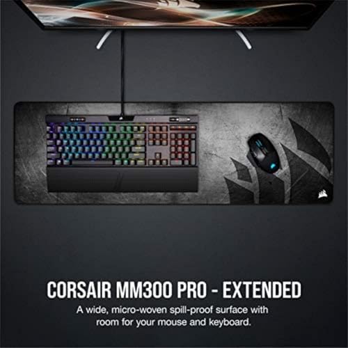 Corsair MM300 PRO Premium Spill-Proof Cloth Gaming Mouse Pad – Extended - Multicolor - Image 2
