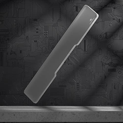 Acrylic Keyboard Wrist Rest - Full Size 100% Keyboard- Mechanical Keyboards Ergonomic Palm Rest for Computer Keyboard,Anti-Slip Base,Wrist Pad for Laptop,Office & Home-Easy Typing - Image 3