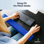 EdgeRest PostureUp L-Shaped Desk Long Wrist Rest Elbow, Forearm & Wrist Comfort Support for Table or Desk Edge, Non-Slip, Memory Foam Padding, Ergonomic Design for Work, Universal Fit, Blue - Image 3