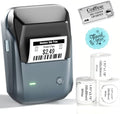 NIIMBOT B1 2 Inch Thermal Label Maker with 3 Tapes for Phones & PC, Blue by NIIMBOT%C2%AE