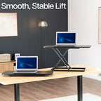 VIVO Black 30 in Single Top Keyboard and Mouse Riser, DESK-V030A - Image 4
