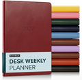 Harbor Desk Weekly Monthly Planner 2026-2027 Cambridge Red by Harbor