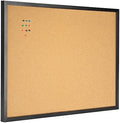 OWLKELA Cork Board, 24" x 36", Black Framed by OWLKELA