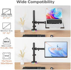 Afaloona RGB Convertible Laptop and Monitor Mount with USB Hub, Adjustable - Image 4