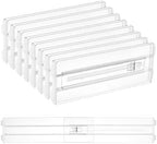Vtopmart 4" High Drawer Dividers for Clothes, 13"-22" Adjustable, 8 pack by Vtopmart