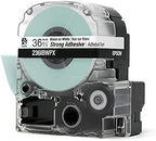 Epson LABELWORKS 236IBWPX PET Tape Cartridge - Black on White Strong Adhesive Industrial Label Maker Tape - 1.5" (36MM) Wide, 30 ft (Pack of 3) - Image 4