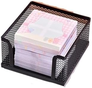 Metal Mesh Desktop Sticky Note Box 5-Pack Office Storage Organizer by Unknown