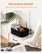 KALLAX Small Woven Storage Basket for Organizing, 13.5x9.5x5 inches, 3 Pack - Image 2