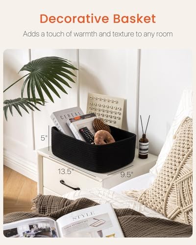 KALLAX Small Woven Storage Basket for Organizing, 13.5x9.5x5 inches, 3 Pack - Image 2