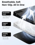 Vaydeer Keyboard Stand and Mouse Pad Set, Ergonomic Arm Support Pad - Image 7