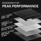 Wallhack SP-005 Glass Gaming Mouse Pad, Large, White - Image 5