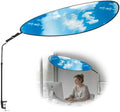 Office Cubicle Leaf Canopy Desk Shade, 52 Inch for Overhead Light Block by ASENYING