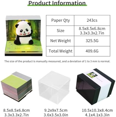 3D Calendar 2027, 3D Creative Time Piece Calendar 2027，Daily Tear-Off Memo Pad with Light, Paper Carving Desktop Decoration, 3D Art Calendar Memo Pad,Unique Holiday Craft Gift - Image 7