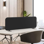DECOLAB Desk Divider, Movable Desk Partition 48"x18", Midnight - Image 2