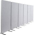 VIVO Gray Freestanding 145 x 66 in Privacy Panel, PP-KIT-T145G by VIVO