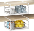 Adjustable Under Shelf Storage, Metal Basket Organizer for Kitchen Cabinet by HENGI