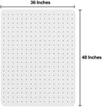 Plastic Office Chair Mat for Carpeted Floors, Heavy Duty Floor Mat,Eco-Friendly Series Studded Carpet Desk Chair Mats-36'' x 48'' (36 inches X 48 inches x 2 pc- NO Lip) - Image 2