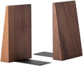 Muso Wood Handmade Walnut Book Ends for Shelves by Musowood