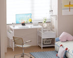 Pamray 50 Inch Small Gaming Computer Desk with Drawers and Shelves - Image 2
