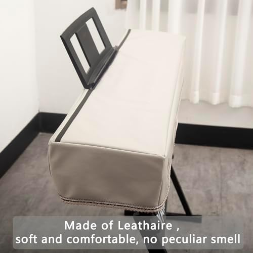Keyboard Piano Cover Digital Piano Dust Covers Luxury Soft and Premium Surface Thickening Electronic Organ Covering Keyboard Update Encasement (White) - Image 5