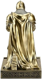 Medieval Armored Knight Pen Holder Figurine Paperweight Phone Stand Bronze - Image 5