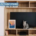 DAJAVE 20 Pack 6 Inch Plate Stands for Display, Metal Plate Display Stands Picture Frame Holder Stand, Black Plate Holder for Displaying Picture, Book, Decorative Dish, Tabletop Art - Image 5