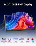 Laptop Extended Monitor Portable, Dual Laptop Screen Extender 14" FHD IPS - Image 4