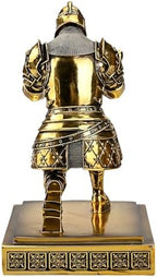 King's Guard Knight Pen Holder with a Letter Opener Desk Organizers Bronze - Image 4