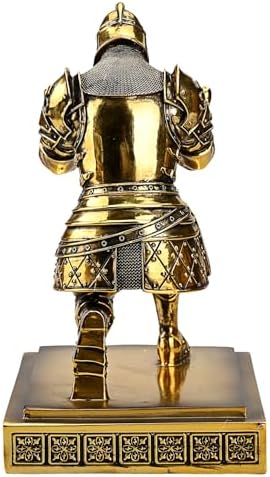 King's Guard Knight Pen Holder with a Letter Opener Desk Organizers Bronze - Image 4