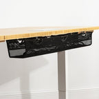 Under Desk Cable Management - Breathable & Fire Retardant Mesh - Flexible Tray - Easy Installation - Adjustable Straps - Image 3