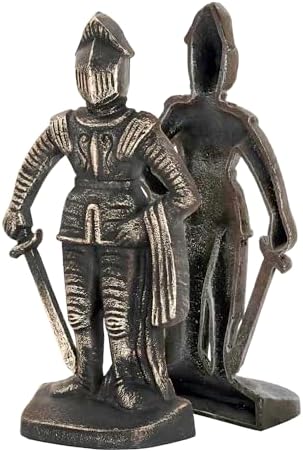 Design Toscano SP14917 Medieval Knight Iron Bookends, bronze by DesignToscano