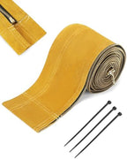 Leather TIG Welding Cable Sleeve Cover with Zipper, 11.8 ft by Holulo