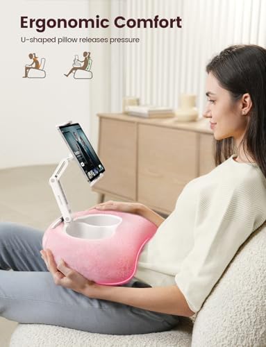 Lamicall Kindle Holder Tablet Pillow Stand Extendable Arm iPad Soft Pad - Image 3