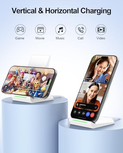 Wireless Phone Charger Stand for iPhone Samsung with 30W PD Adapter - Image 5