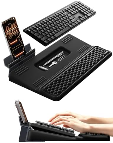 Vaydeer 4-in-1 Keyboard Wrist Rest, Keyboard Stand Adjustable Phone Holder by Vaydeer
