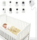 iTODOS Baby Monitor Floor Stand Holder Mount Compatible with HelloBaby HB6550/6560,Infant Optics DXR-8 Pro,Nanit Pro & Flex Stand,VTech VM819/VM901,Momcozy,Owlet,eufy,Babysense,Motorola by iTODOS