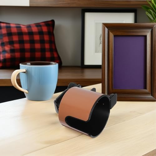2 in 1 Desk Side Cup Holder with Rotating Hook for Office - Image 5