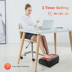 Comfier Foot Rest Under Desk at Work with Heat,Foot Warmer,Adjustable Height Foot Stool Under Office Desk, Memory Foam Foot Stools for Back Pain Relief,Foot Stand,Gift - Image 6