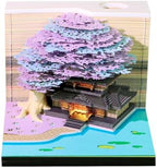 3D Calendar 2027, Tear-Away Desk Calendar, Paper Art Memo Pad, LED Light (Tree D) by Unknown
