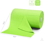 LIVOS Microfiber Cleaning Cloth Roll - 80 Pack, Reusable Paper Towels, Microfiber Towels for Cars, Super Absorbent Lint Free Cleaning Rags for House, Kitchen, Window-Wave Green, 11.5"x11.5" - Image 3