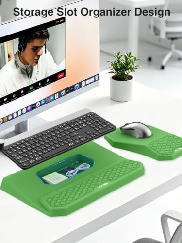 Ergonomic Wrist Rest with Keyboard Stand and Mouse Pad for Easy Typing - Image 4