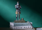 King's Guard Knight Pen Stand Desk Organizers for Desk Blue - Image 6