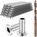 BLIKA 300 Pack Stainless Steel Protector Sleeves for 1/8" 5/32" or 3/16" Deck Cable Railing, for Wood/Composite Posts, T316 Marine Grade by BLIKA