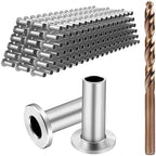 BLIKA 300 Pack Stainless Steel Protector Sleeves for 1/8" 5/32" or 3/16" Deck Cable Railing, for Wood/Composite Posts, T316 Marine Grade by BLIKA