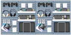MULSAME Pegboard Combination Kit, 25.2" x 50.4" Wall Mounted Storage Set with 8 Pegboards & 40 Accessories Hanging, Peg Boards Organizer by MULSAME